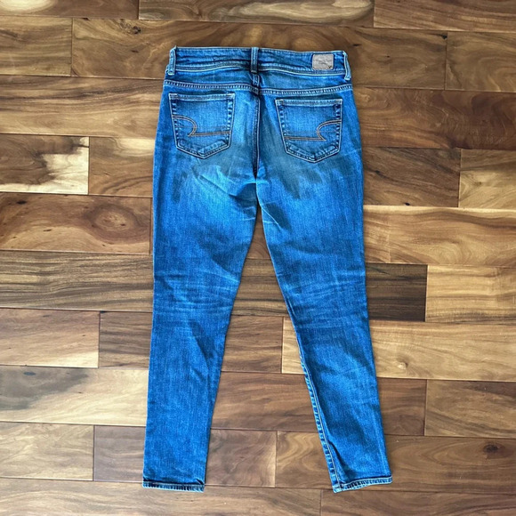 American Eagle Skinny Stretch Denim Jeans size 4 - Picture 3 of 5